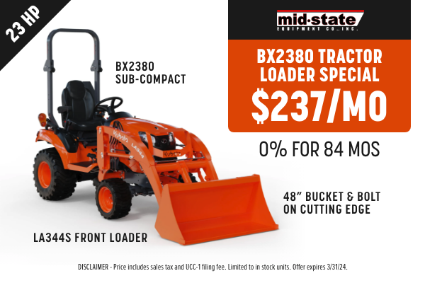 BX2380 Tractor Loader Special